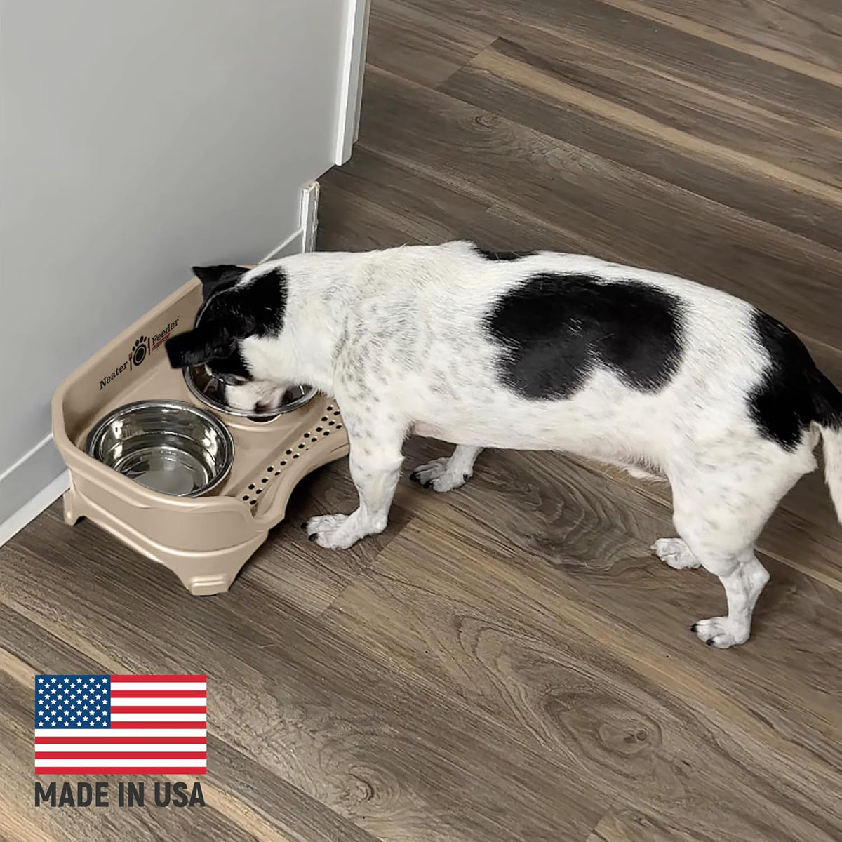 Neater Feeder Express Mess Proof Dog Bowls Elevated for Small Breeds Under 15 Lb, Made in USA, No