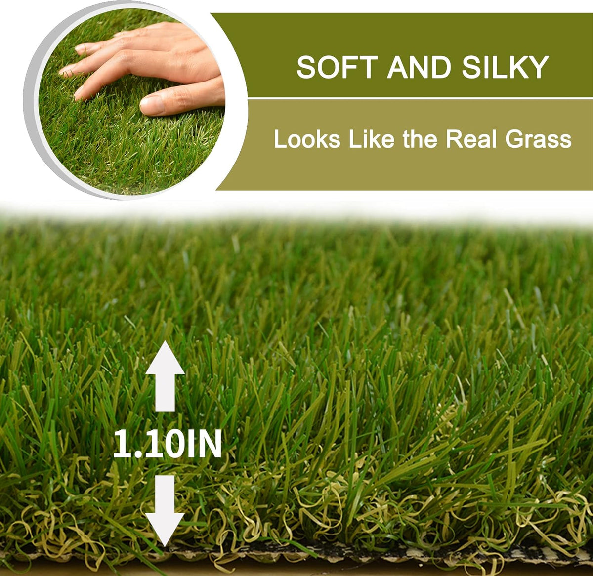 Dog Grass Large Potty Patch, Artificial Dog Grass Bathroom Turf for Pet Training, Washable Puppy