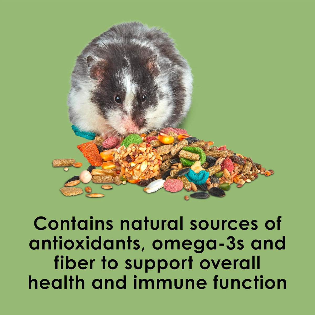 Kaytee Fiesta Hamster & Gerbil Food, Nutritious and Fun Blend, Supports Dental Health and