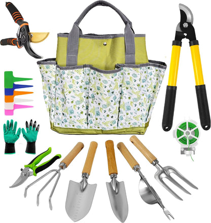 Gardening Tools – 42 Piece Premium Gardening Tool Set,Heavy Duty Hand Tools with Fashion Garden