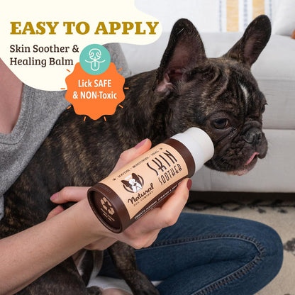 Natural Dog Company Skin Soother Balm for Skin Irritation, Allergy & Itch Relief for Dogs, Hot Spot