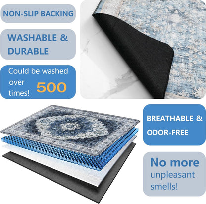 Washable Pee Pads for Dogs 2 Pack, Absorbent Reusable Puppy Pads Waterproof, Leakproof & Non-Slip