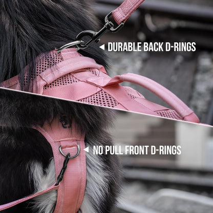 OneTigris Tactical Dog Harness for Small Dogs, No Pull Small Dog Vest Harness with Handles