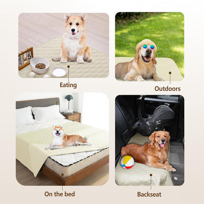 gogobunny 100% Double-Sided Waterproof Dog Bed Cover Pet Blanket Sofa Couch Furniture Protector for