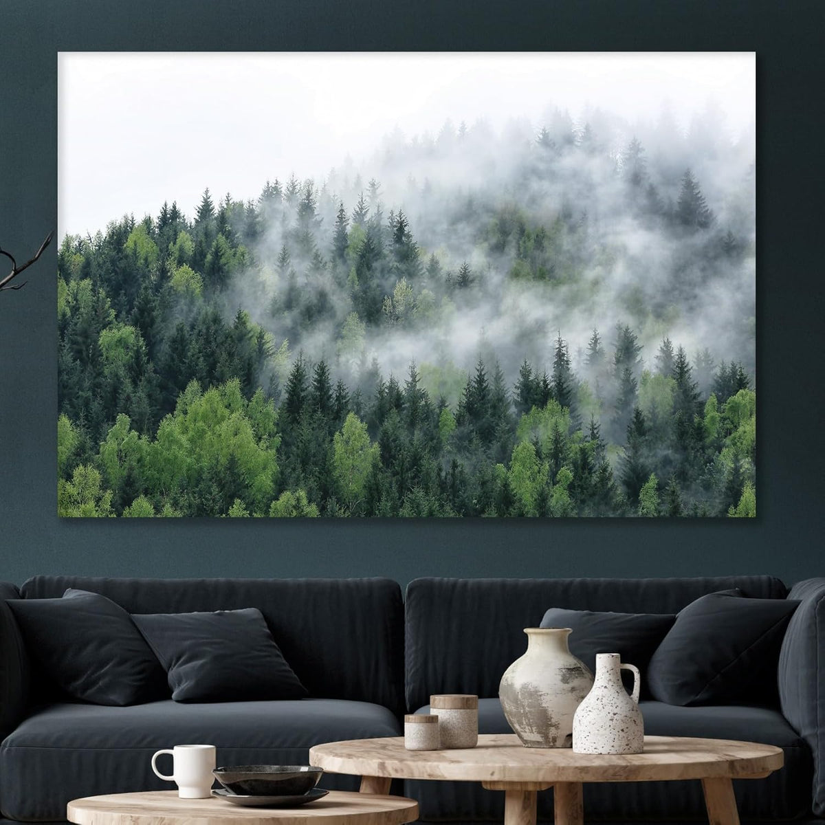 Nature Wall Art Prints - Ocean Forest Mountain Lake Canvas Landscapes - Small to Extra Large Living