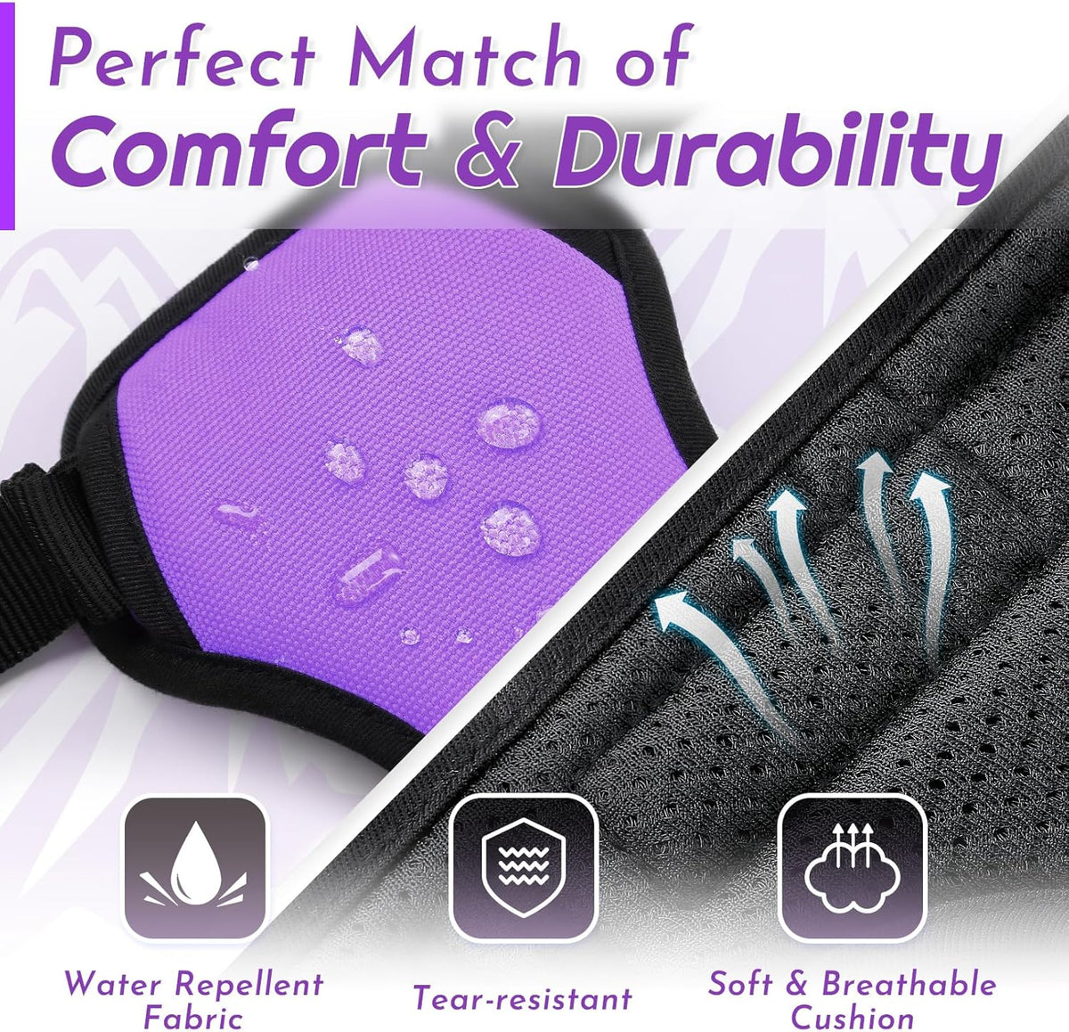 Eagloo Dog Harness for Large Dogs, No Pull Service Vest with Reflective Strips and Control Handle