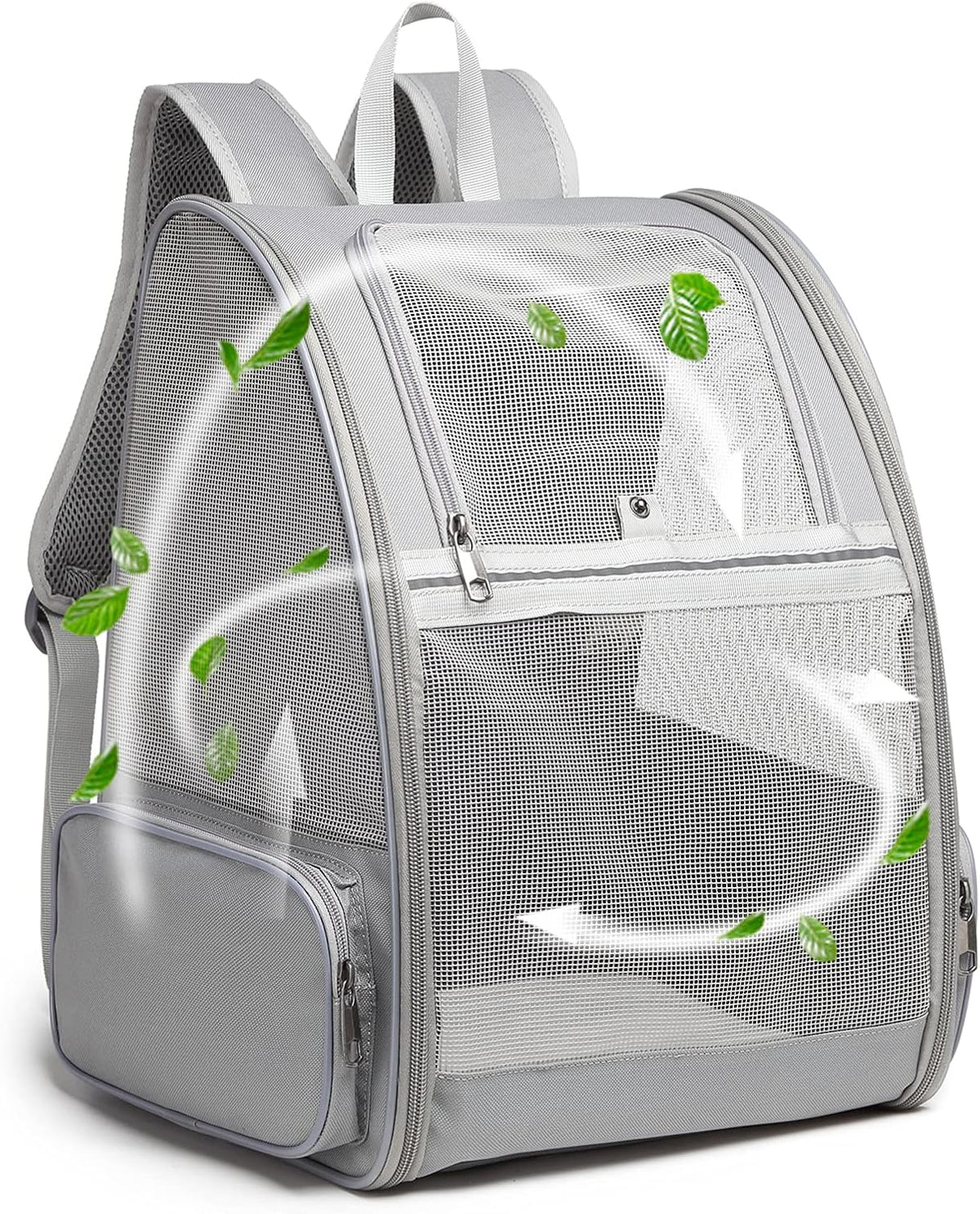 Texsens Pet Backpack Carrier for Small Cats Dogs | Ventilated Design, Safety Straps, Buckle