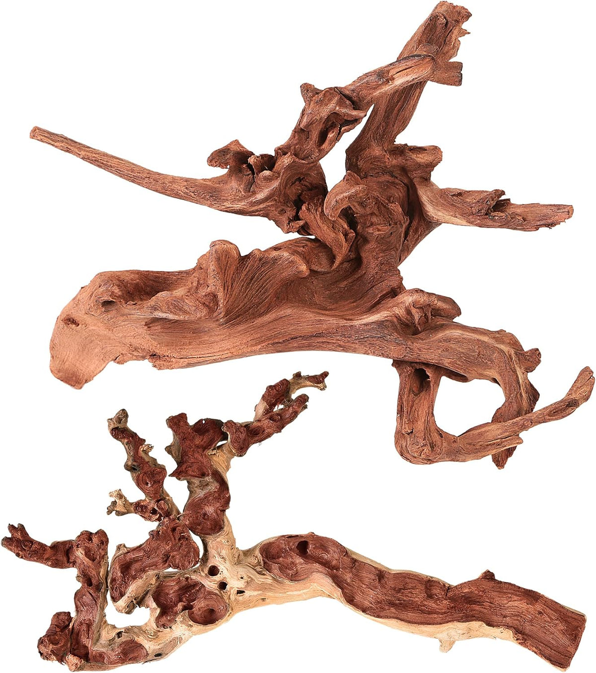 majoywoo Natural Large Coral Driftwood for Aquarium Decor Reptile Decor, Assorted Driftwood Branch