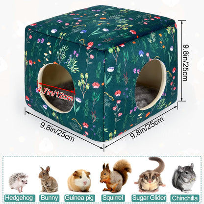 Bienbee Guinea Pig Hideout, Washable Guinea Pigs House Cozy Guinea Pigs Bed for Small Pet