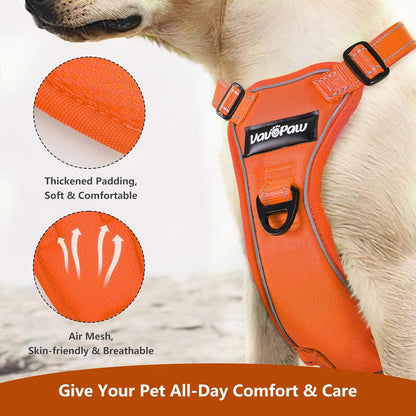 Dog Seat Belt Harness for Car, Dog Car Harness Adjustable Mesh Breathable & Dogs Seatbelt Safety