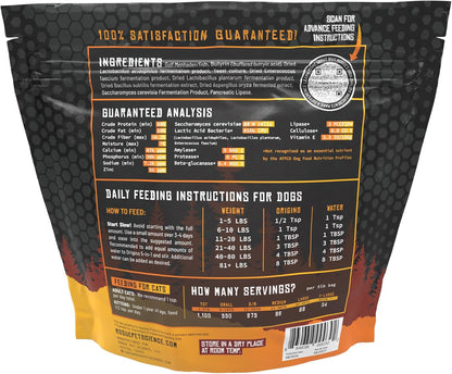 Origins 5-in-1 Dog Supplement - Powdered Food Topper w/Natural Omega 3 Fish Oil - Supports Healthy