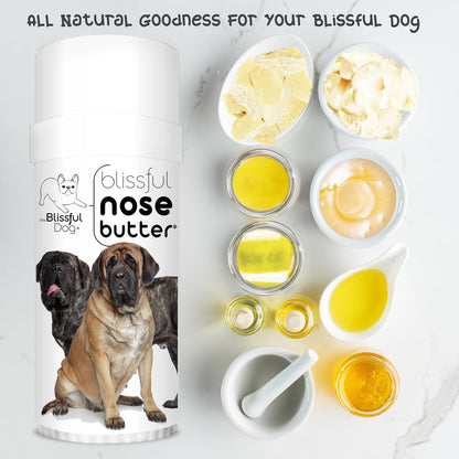 The Blissful Dog Mastiff Nose Butter, Versatile Dog Nose Balm for Dry Nose, Handcrafted Nose