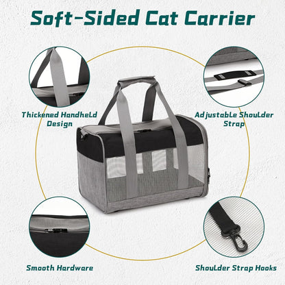 PINVNBY Bunny Carrier for Travel Camping Outdoor, Small Pet Carrier, Guinea Pig Carrier, Breathable