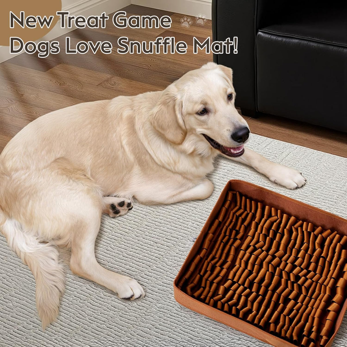 Snuffle Mat for Dogs, Dog Puzzle Mat, Interactive Dog Toys for Enrichment,Sniff Mats with Non-Slip