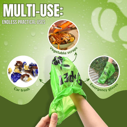 Pet N Pet 1080 Counts Green Poop Bags for Dogs, 41% Plant Based & 59% PE Extra Thick Dog Poop Bags