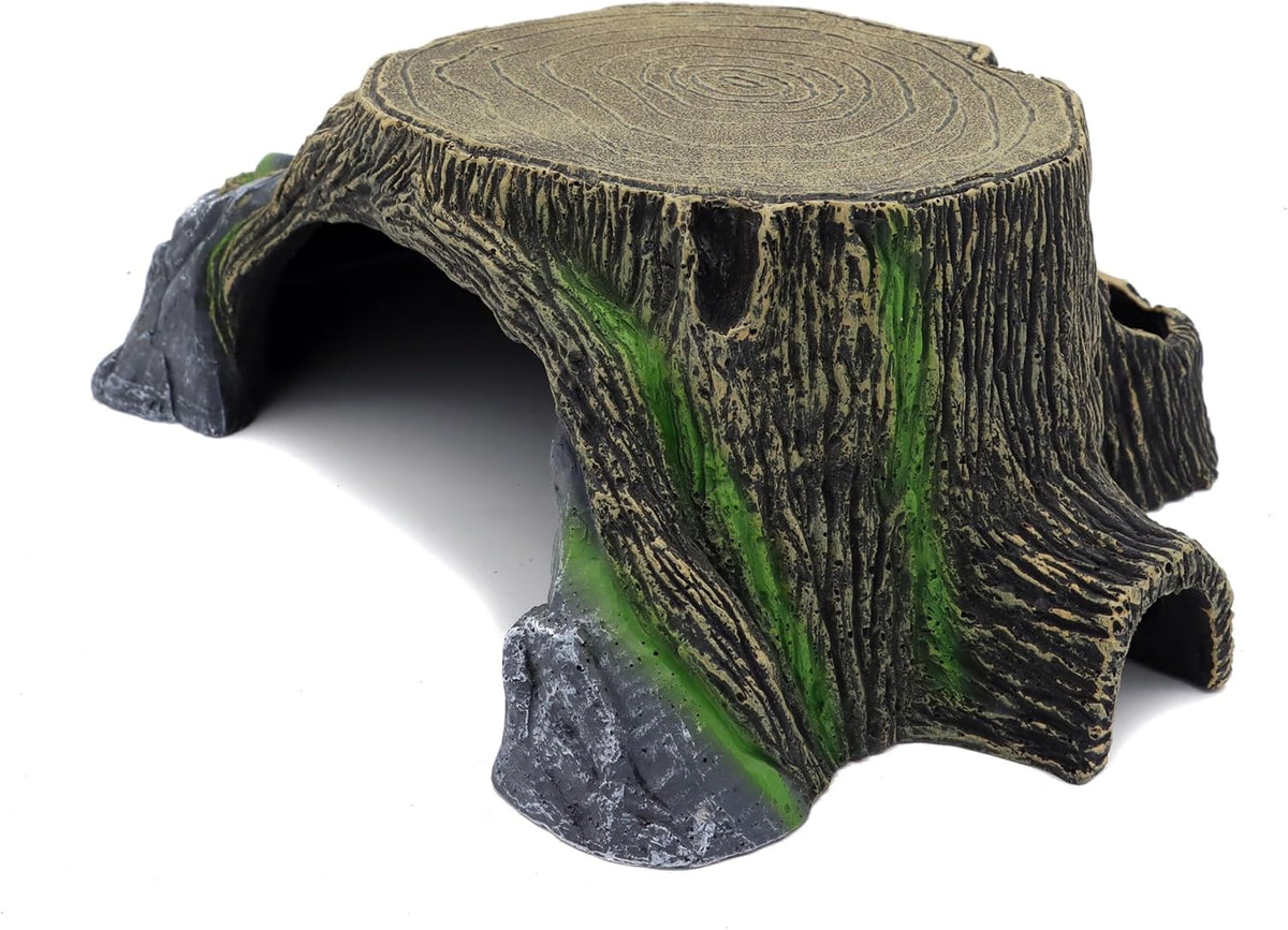 Extra Large Resin Reptile Hideouts Cave Habitat Decor for Reptiles, Amphibians, Fish Tanks and