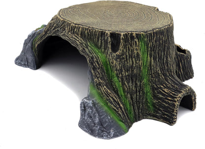Extra Large Resin Reptile Hideouts Cave Habitat Decor for Reptiles, Amphibians, Fish Tanks and
