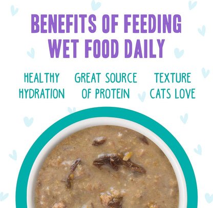 Weruva B.F.F. OMG - Best Feline Friend Oh My Gravy! Grain-Free Wet Cat Food Cans, QT Patootie!