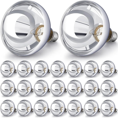 VIHOSE 24 Pack 250 Watt Heat Lamp 120v R40 Heat Lamp Bulbs Glass Incandescent Light Bulbs