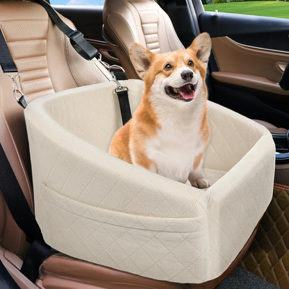 Dog Car Seat for Small Medium Dogs,Detachable Washable Dog Booster Seat Under 30lbs, Pet Car Seat