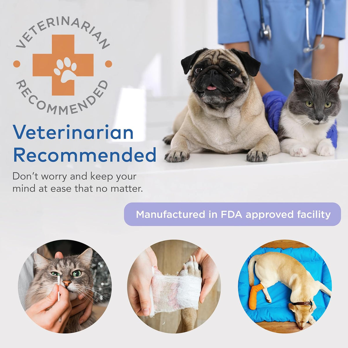 Cat & Dog First Aid Kit for Car - Pet Emergency Kit for Home Office Travel – Dog Camping Essentials