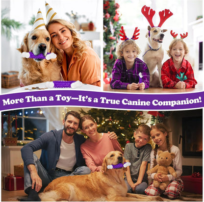 Tough Dog Toys (2 Pack), Dog Toys for Aggressive Chewers Breed, Aggressive Chew Toys for Large