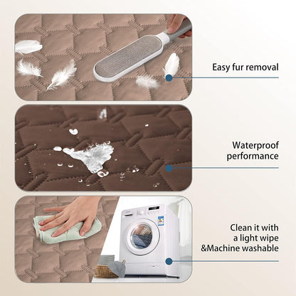 gogobunny 100% Double-Sided Waterproof Dog Bed Cover Pet Blanket Sofa Couch Furniture Protector for