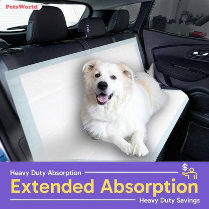 PETSWORLD Mega-Sized Dog Pee Pads (40" x 99") –4XL Gigantic Pet Piddle Pads for Puppy Training