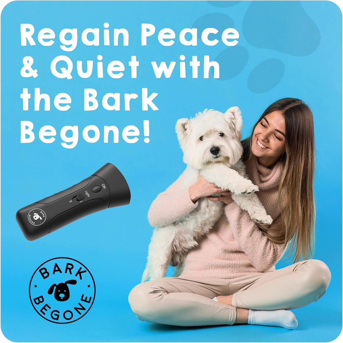 2023 Ultrasonic Dog Bark Deterrent & Behavior Corrector - Stop Barking, Jumping, Aggression Without