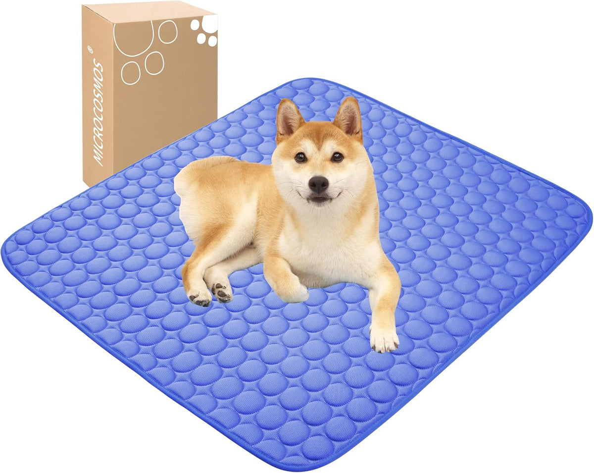 MICROCOSMOS Summer Cooling Mat & Sleeping Pad- Water Absorption Top, Materials Safe, Easy Carry, EZ