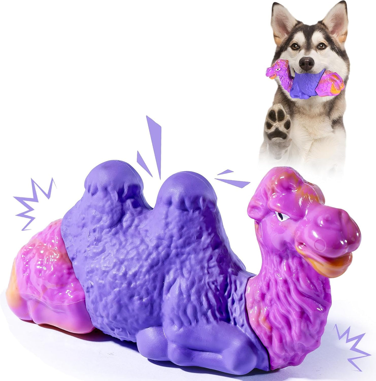 Tough Dog Toys for Aggressive Chewers, Durable Indestructible Nylon Dog Chew Toys for Large Medium
