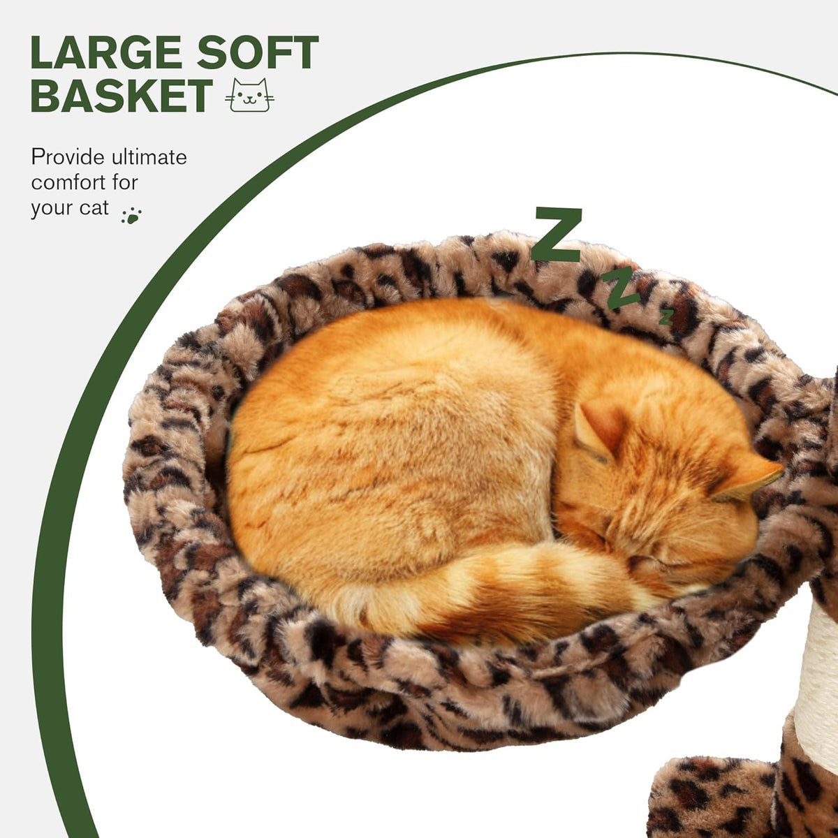 MUTICOR 66 Inches Multi-Level Large Cat Tree Tower for Indoor Big Feline/Cozy Plush