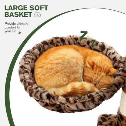 MUTICOR 66 Inches Multi-Level Large Cat Tree Tower for Indoor Big Feline/Cozy Plush