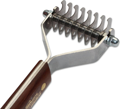 Mars Coat King Dematting Undercoat Grooming Rake Stripper Tool for Dogs and Cats, Stainless Steel