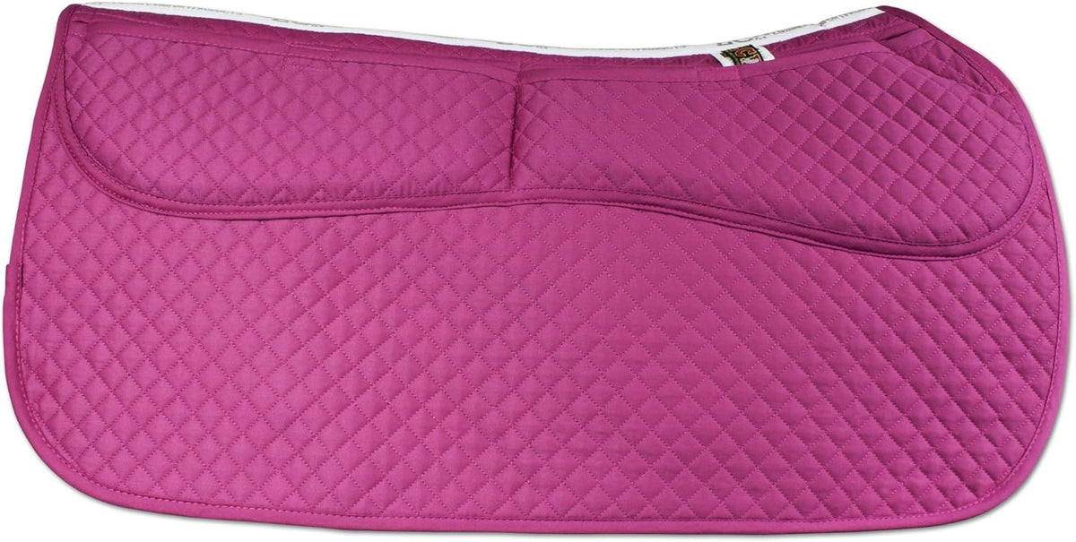 ECP Equine Comfort Products Thermoregulating Western Saddle Pad, Machine Washable Contoured Fit