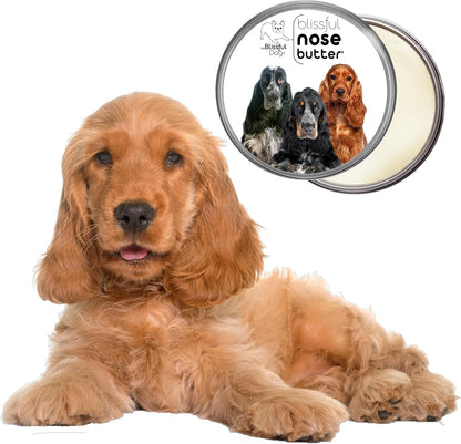 The Blissful Dog English Cocker Spaniel Unscented Nose Butter - Dog Nose Butter, 8-Ounce