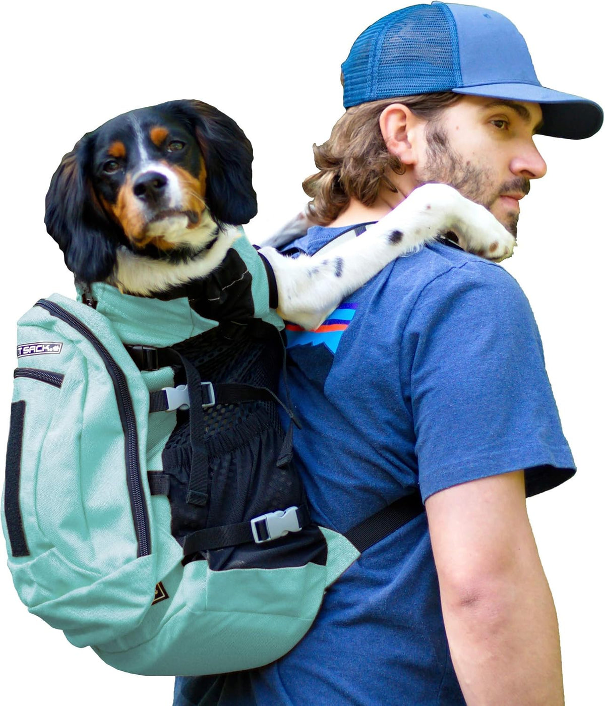 K9 Sport Sack Plus 2 - Medium, Summer Mint - Ideal for Dogs 17-19” Long - Adjustable