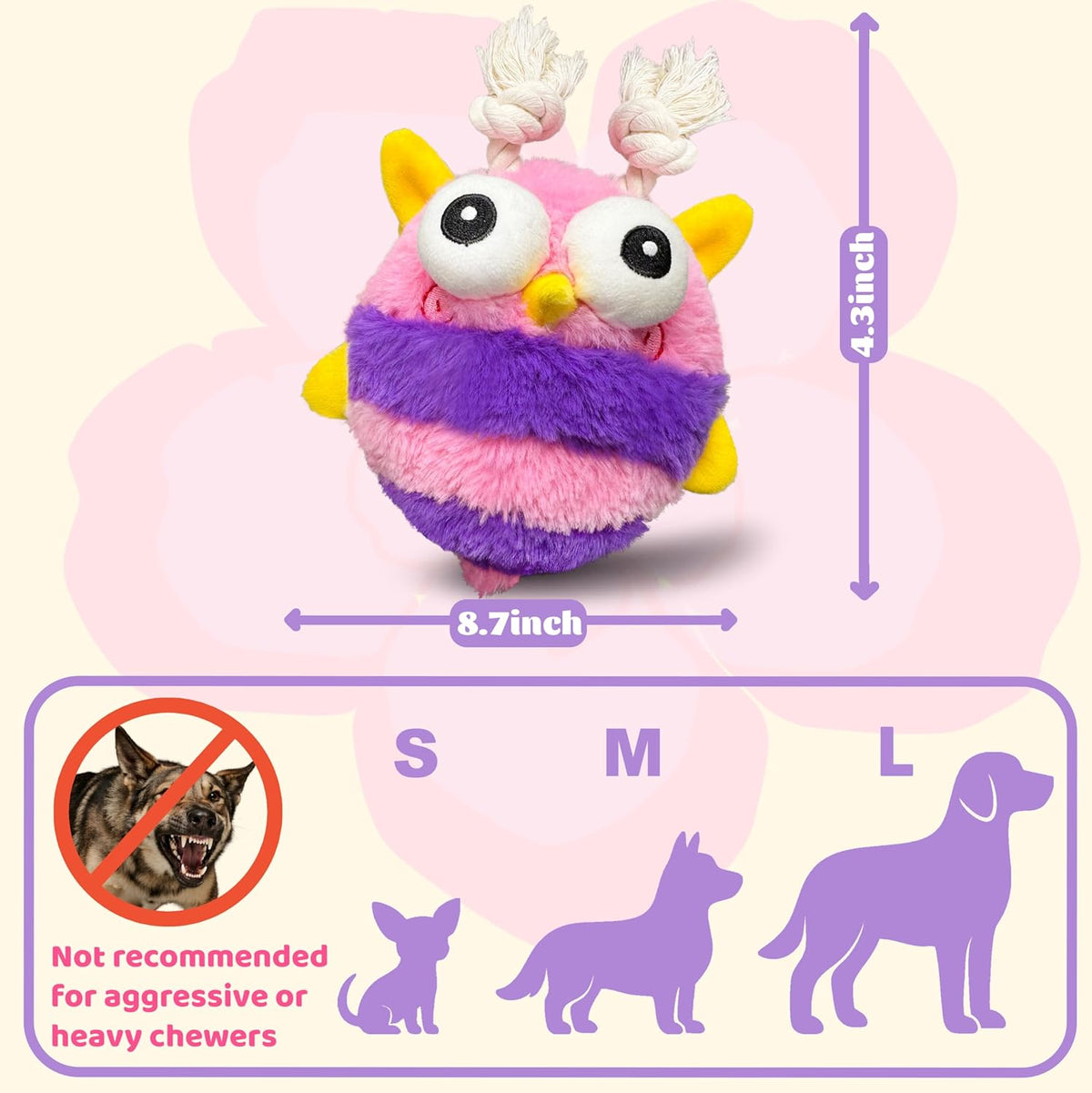 Moving Dog Toys – Rechargeable Interactive Dog Squeaky Toy with Motion-Activated Ball, Music