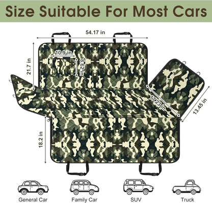 Dog Car Seat Cover, Durable Waterproof Scratch Proof Nonslip Dog Hammock, Pet Back Seat Covers with