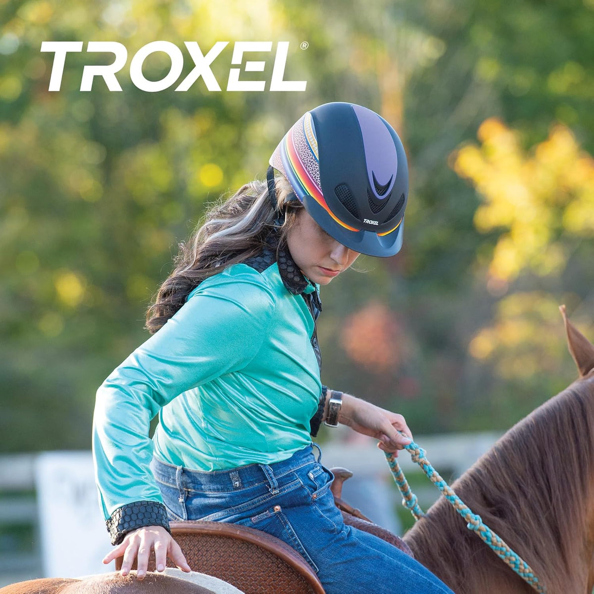 Troxel Dynasty Ultralight Horse Riding Helmet, Low-Profile, Adjustable Design, Safety Horseback