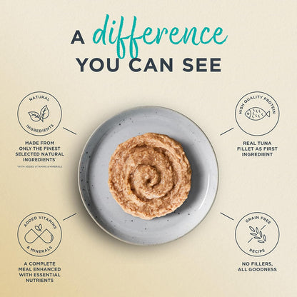 Reveal Entrées Natural Wet Cat Food Paté, Grain-Free with Added Vitamins & Minerals