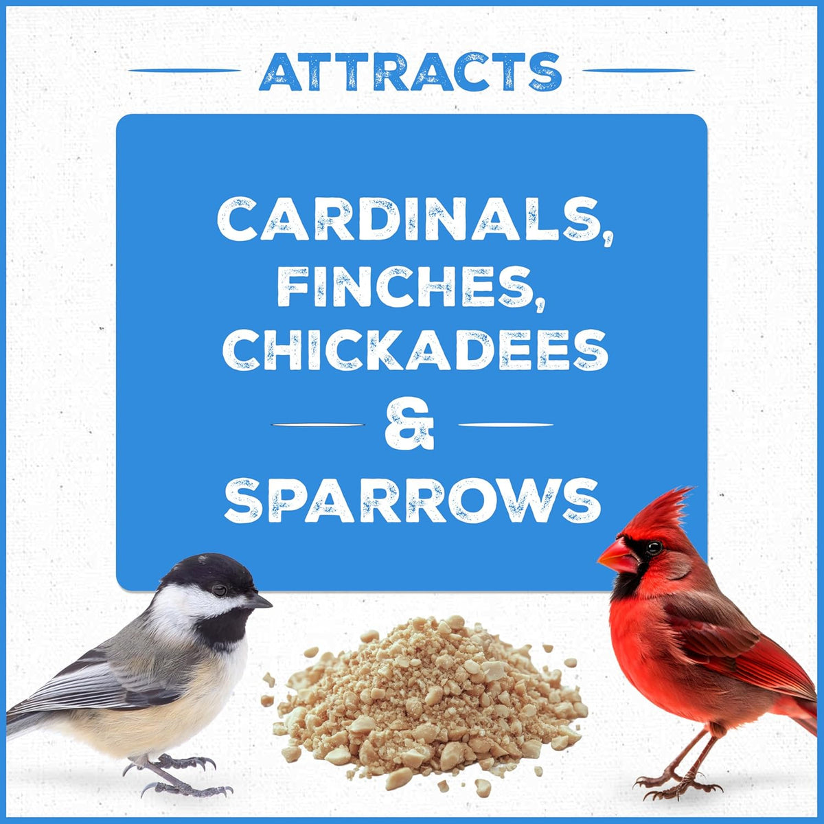 Pennington Select Chips & Bits Wild Bird Seed for Outside Feeders, High-Protein, No-Hull &