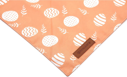 Realeaf Happy Easter Dog Bandanas 2 Pack, Reversible Pet Scarf for Boy and Girl, Premium Durable