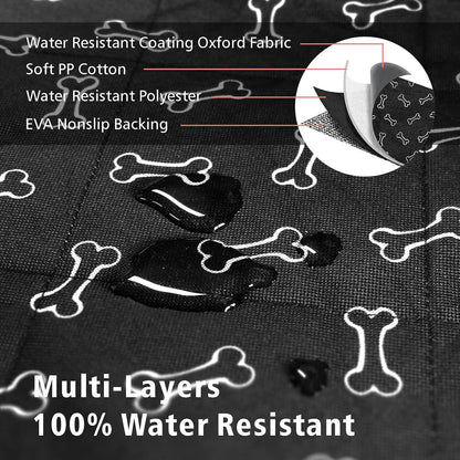F-color SUV Cargo Liner for Dogs, Water Resistant Pet Cargo Cover Dog Seat Cover Mat for SUVs