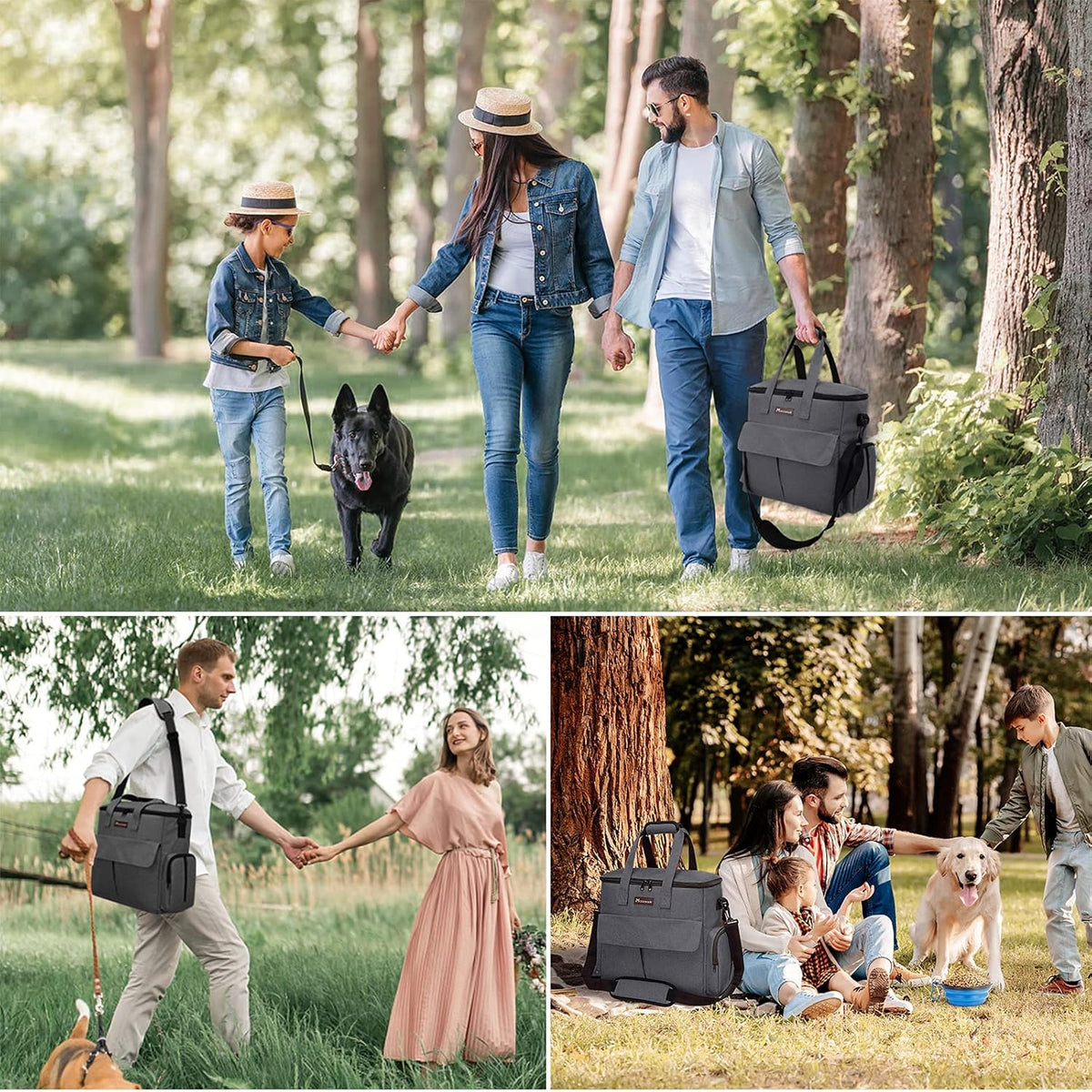 Modoker Airline Approved Pet Travel Bag, Weekend Dog Travel Set for Dog and Cat, Airline Approved