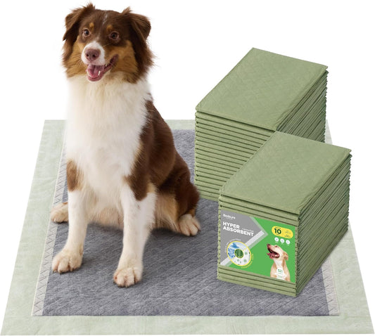 Bedsure Dog Pee Pads Extra Large, 28" x 34" Puppy Pads 52 Count, Super Absorbent & Leak Proof, XL