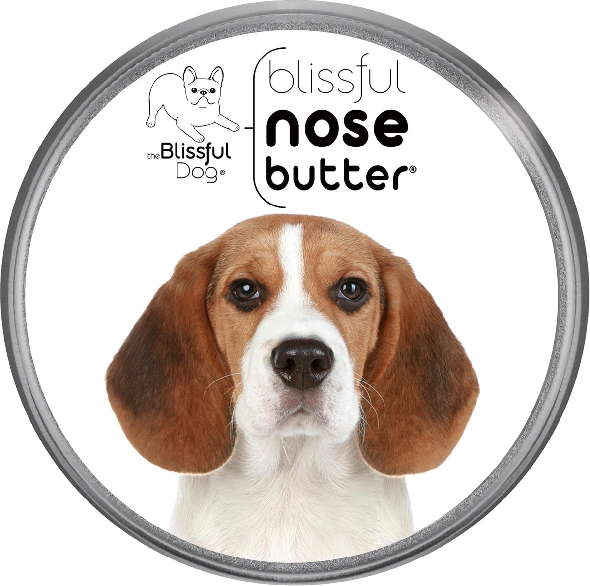 The Blissful Dog Beagle Nose Butter for Dry, Cracked Skin, Lick-Safe Dog Nose Balm with