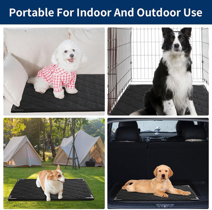 BALAPET XS Durable Chew Proof Dog Bed with Metal Rivet Corner, 23"x17"