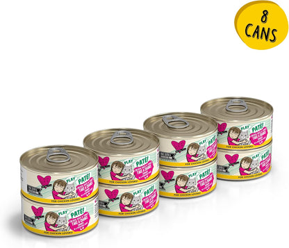 Weruva B.F.F. Play - Best Feline Friend Paté Lovers, Aw Yeah!, Chicken, Duck & Turkey Take a Chance