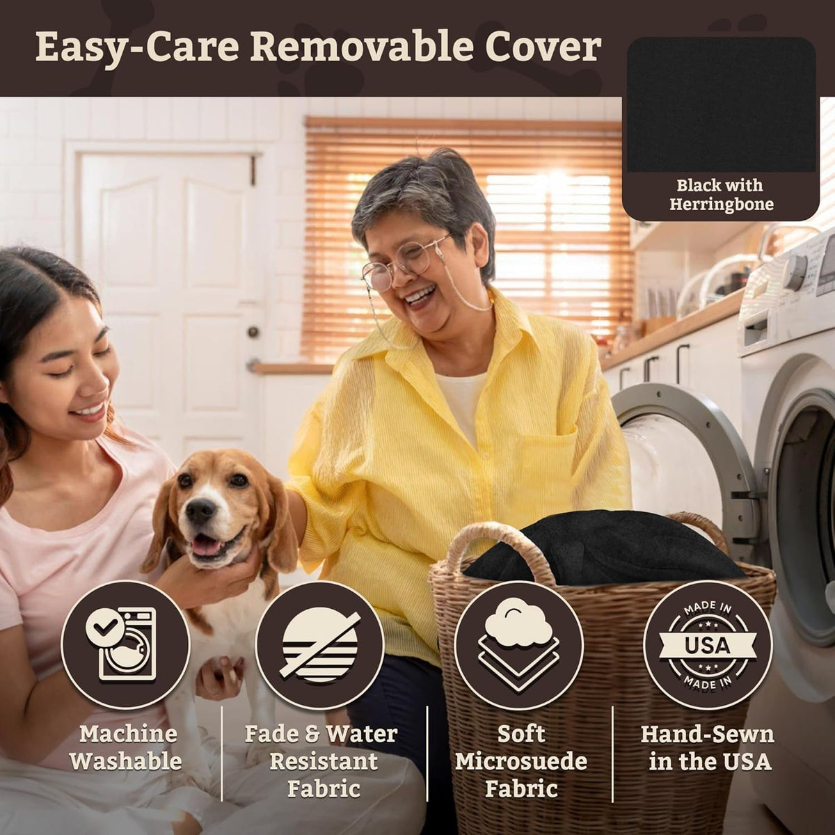 Snoozer Lookout I Dog Car Seat - Small Dog & Puppy Car Seat, Booster Bed for Small and Medium Size